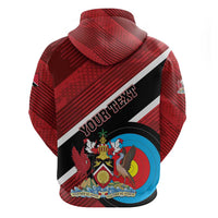 Personalized Trinidad and Tobago Archery Zip Hoodie Archery On The Move