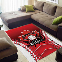 Canada Baseball Area Rug Go Champion The Maple Leaf