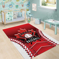 Canada Baseball Area Rug Go Champion The Maple Leaf
