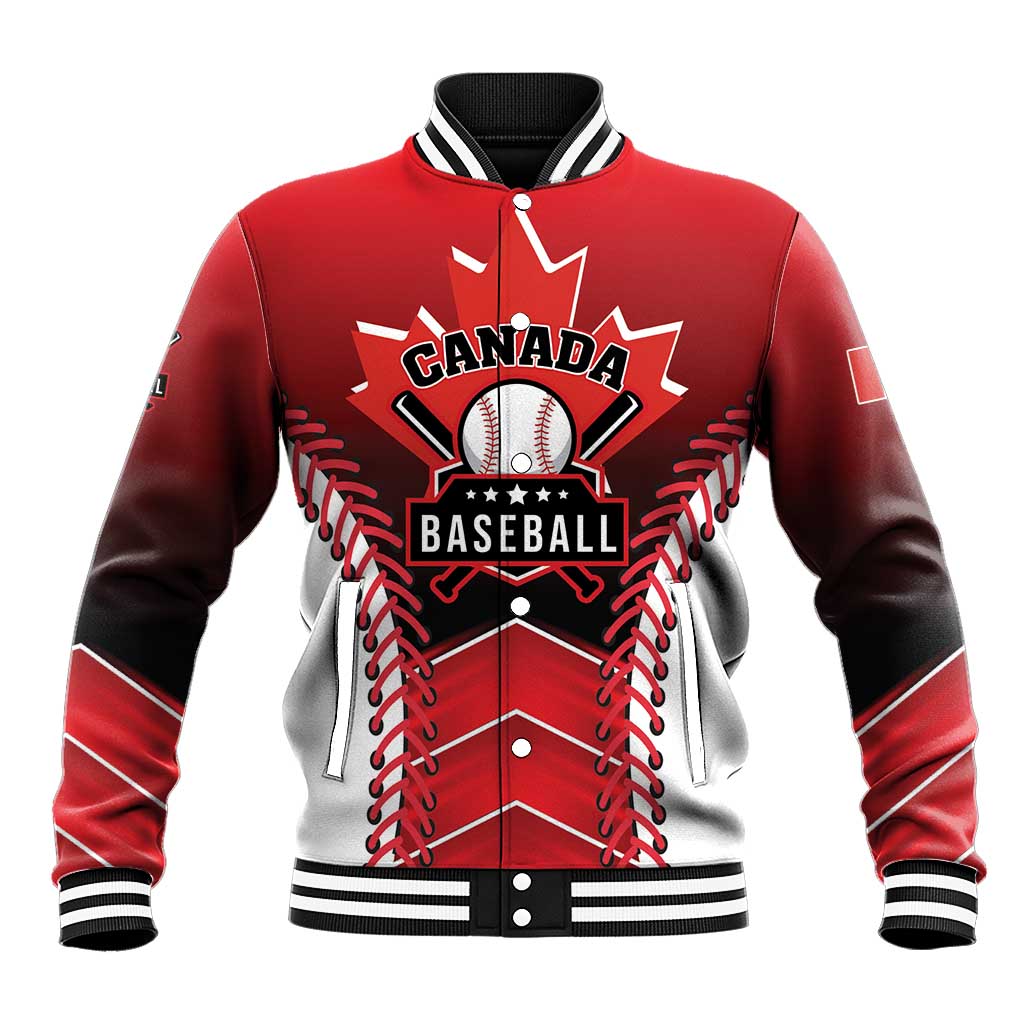Custom Canada Baseball Baseball Jacket Go Champion The Maple Leaf