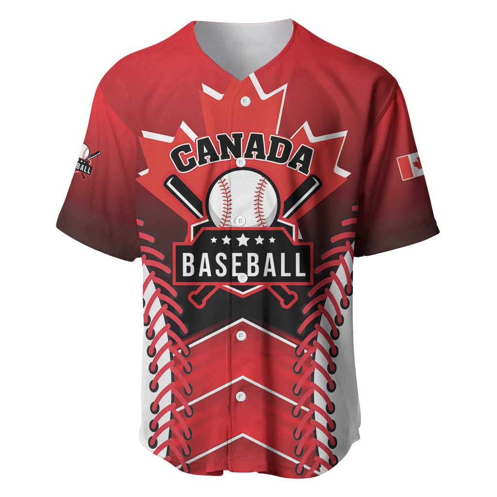 Custom Canada Baseball Baseball Jersey Go Champion The Maple Leaf
