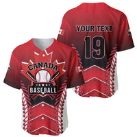 Custom Canada Baseball Baseball Jersey Go Champion The Maple Leaf