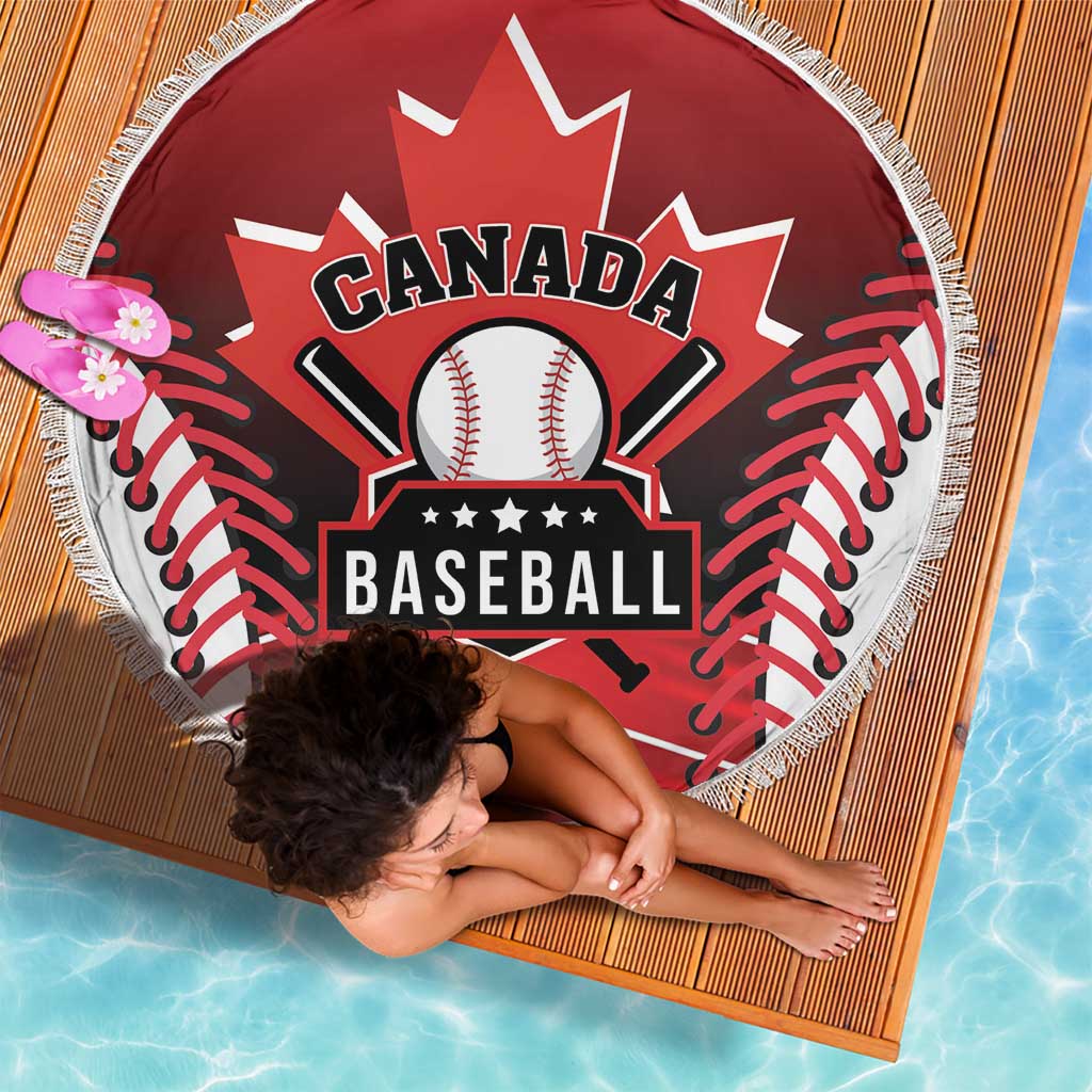 Canada Baseball Beach Blanket Go Champion The Maple Leaf