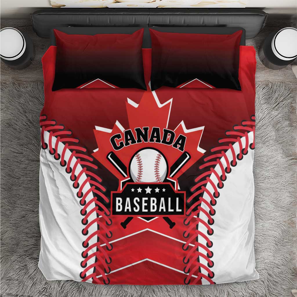 Canada Baseball Bedding Set Go Champion The Maple Leaf