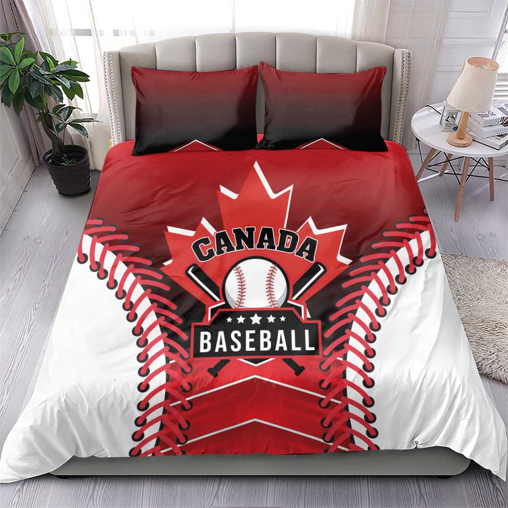 Canada Baseball Bedding Set Go Champion The Maple Leaf