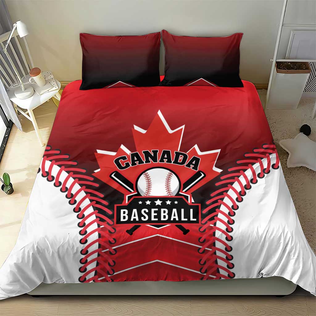 Canada Baseball Bedding Set Go Champion The Maple Leaf