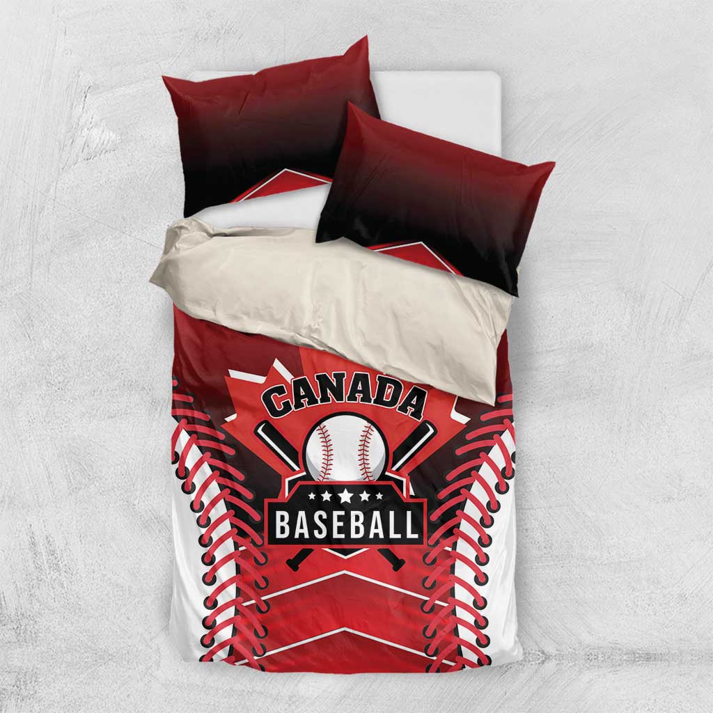 Canada Baseball Bedding Set Go Champion The Maple Leaf