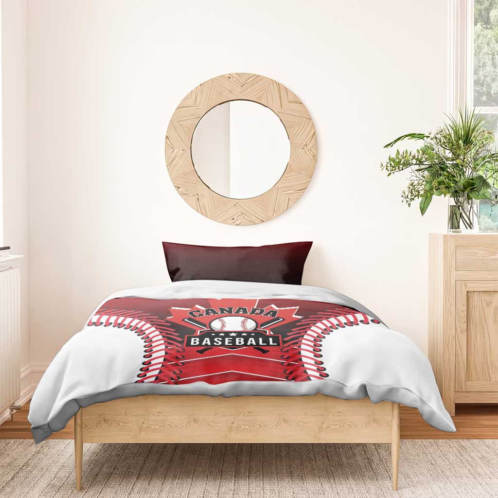 Canada Baseball Bedding Set Go Champion The Maple Leaf