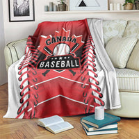 Canada Baseball Blanket Go Champion The Maple Leaf