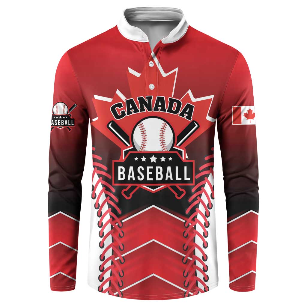 Custom Canada Baseball Button Sweatshirt Go Champion The Maple Leaf