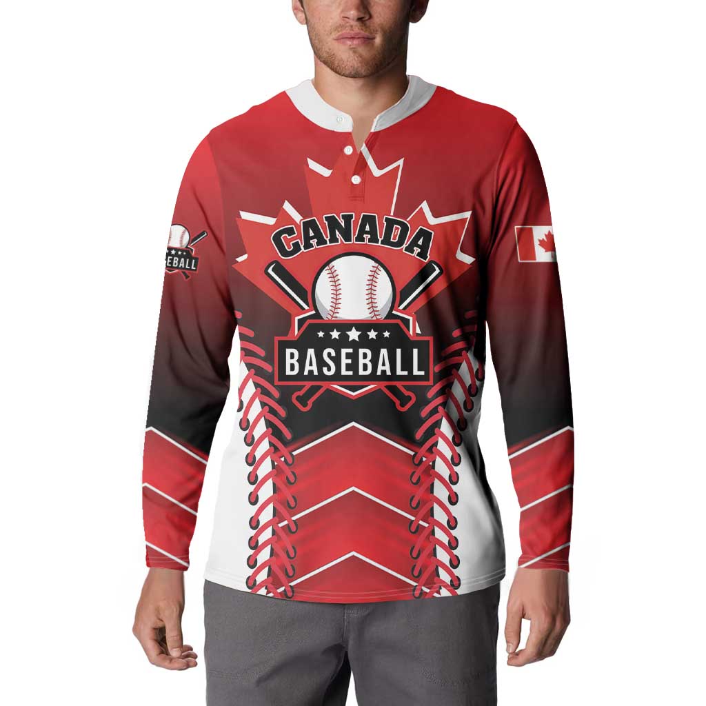 Custom Canada Baseball Button Sweatshirt Go Champion The Maple Leaf