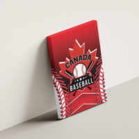 Canada Baseball Canvas Wall Art Go Champion The Maple Leaf