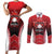 Custom Canada Baseball Couples Matching Short Sleeve Bodycon Dress and Long Sleeve Button Shirt Go Champion The Maple Leaf