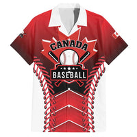 Custom Canada Baseball Family Matching Long Sleeve Bodycon Dress and Hawaiian Shirt Go Champion The Maple Leaf