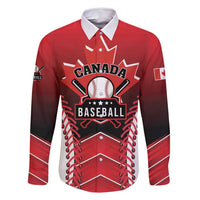 Custom Canada Baseball Family Matching Long Sleeve Bodycon Dress and Hawaiian Shirt Go Champion The Maple Leaf