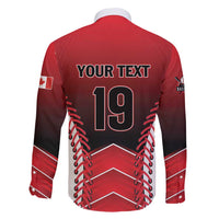 Custom Canada Baseball Family Matching Long Sleeve Bodycon Dress and Hawaiian Shirt Go Champion The Maple Leaf