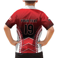 Custom Canada Baseball Family Matching Mermaid Dress and Hawaiian Shirt Go Champion The Maple Leaf