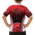 Custom Canada Baseball Family Matching Off The Shoulder Long Sleeve Dress and Hawaiian Shirt Go Champion The Maple Leaf
