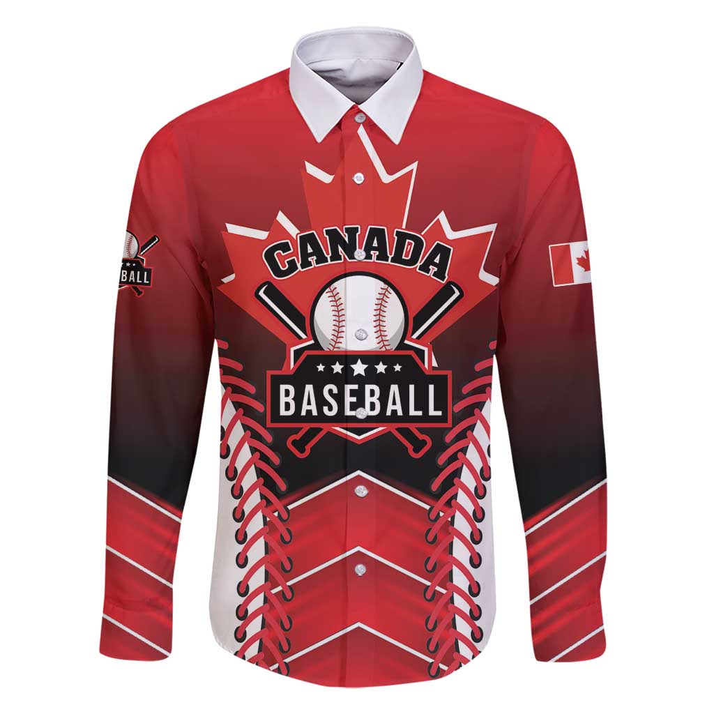 Custom Canada Baseball Family Matching Off Shoulder Short Dress and Hawaiian Shirt Go Champion The Maple Leaf