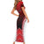 Custom Canada Baseball Family Matching Short Sleeve Bodycon Dress and Hawaiian Shirt Go Champion The Maple Leaf
