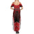 Custom Canada Baseball Family Matching Summer Maxi Dress and Hawaiian Shirt Go Champion The Maple Leaf