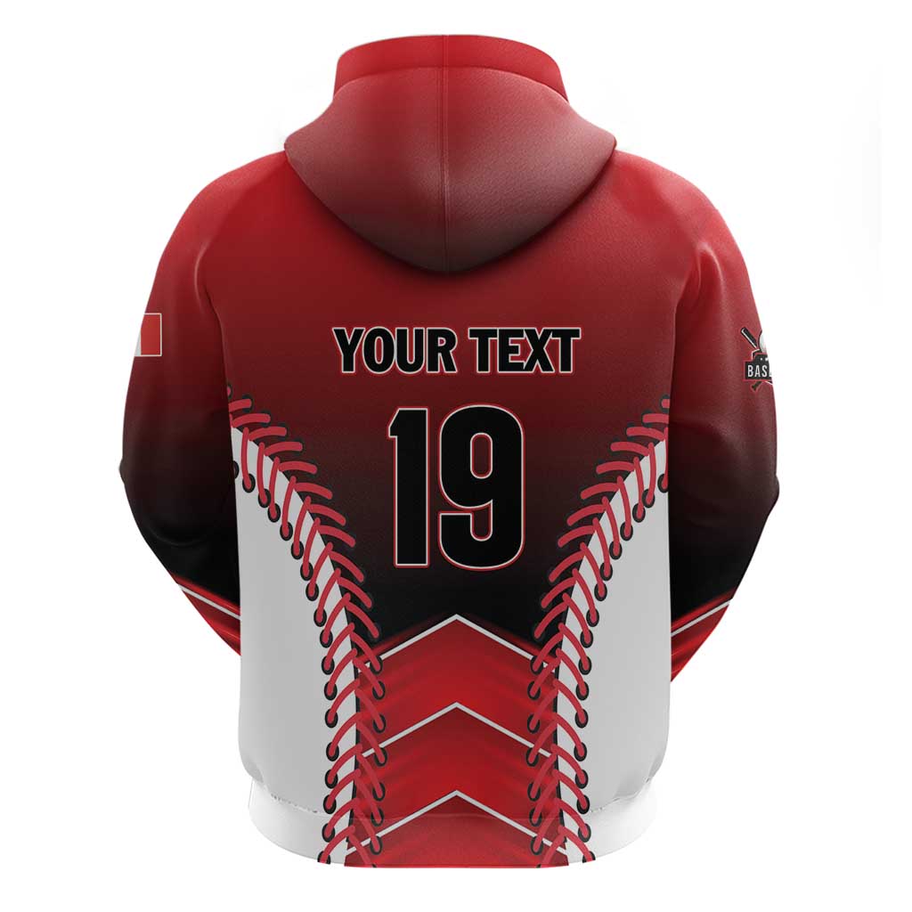 Custom Canada Baseball Hoodie Go Champion The Maple Leaf