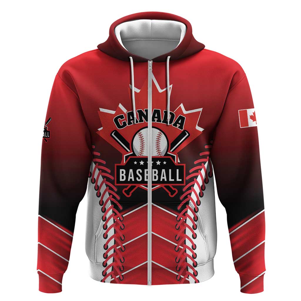 Custom Canada Baseball Hoodie Go Champion The Maple Leaf