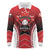 Custom Canada Baseball Long Sleeve Polo Shirt Go Champion The Maple Leaf