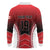 Custom Canada Baseball Long Sleeve Polo Shirt Go Champion The Maple Leaf