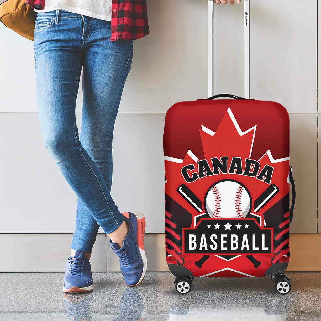 Canada Baseball Luggage Cover Go Champion The Maple Leaf