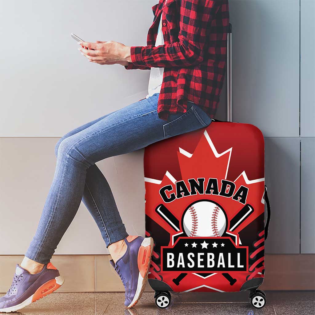 Canada Baseball Luggage Cover Go Champion The Maple Leaf