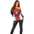 Custom Canada Baseball Off Shoulder Sweater Go Champion The Maple Leaf