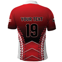 Custom Canada Baseball Polo Shirt Go Champion The Maple Leaf