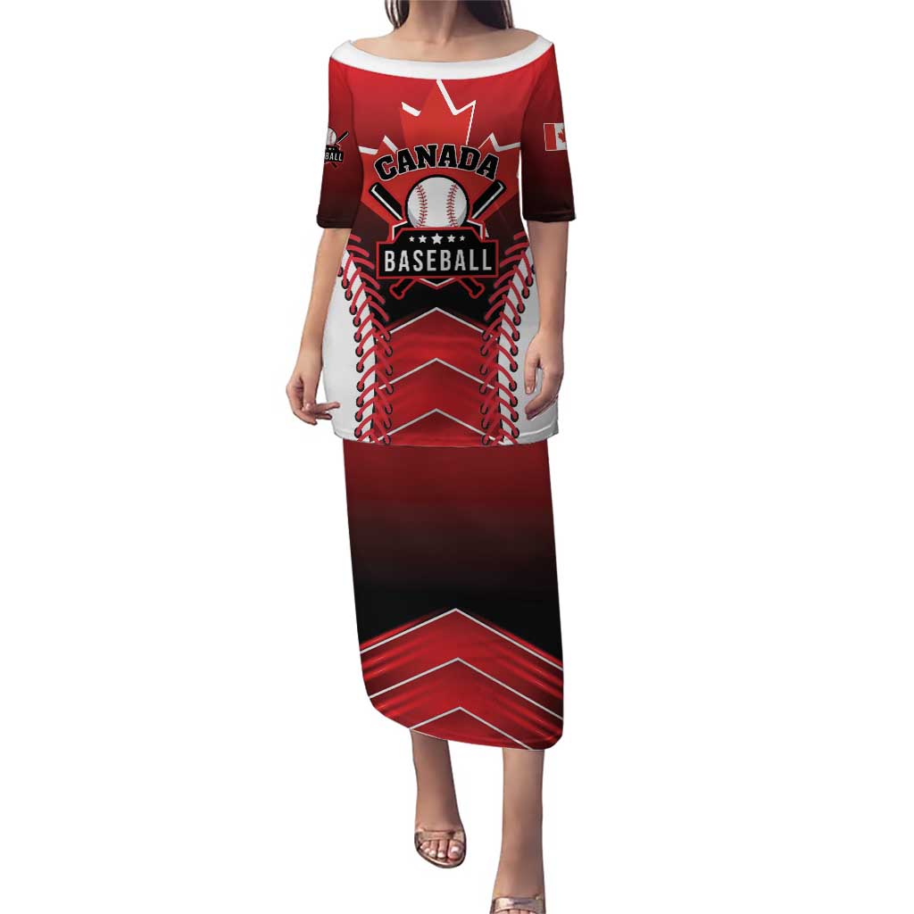 Custom Canada Baseball Puletasi Go Champion The Maple Leaf