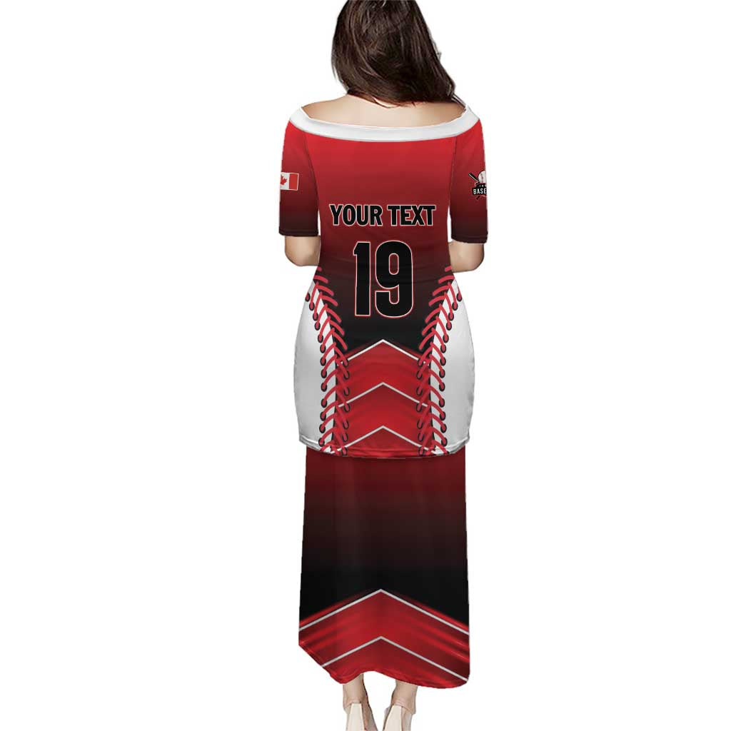 Custom Canada Baseball Puletasi Go Champion The Maple Leaf