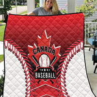 Canada Baseball Quilt Go Champion The Maple Leaf