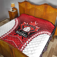 Canada Baseball Quilt Go Champion The Maple Leaf