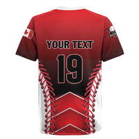 Custom Canada Baseball Rugby Jersey Go Champion The Maple Leaf