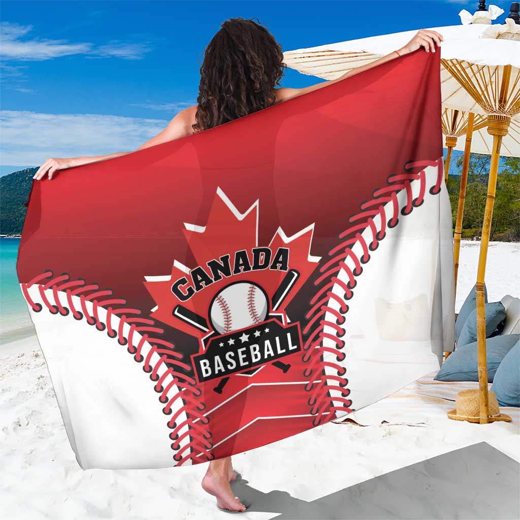 Canada Baseball Sarong Go Champion The Maple Leaf