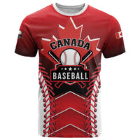 Custom Canada Baseball T Shirt Go Champion The Maple Leaf