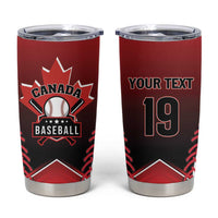 Custom Canada Baseball Tumbler Cup Go Champion The Maple Leaf