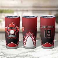 Custom Canada Baseball Tumbler Cup Go Champion The Maple Leaf