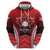 Custom Canada Baseball Zip Hoodie Go Champion The Maple Leaf