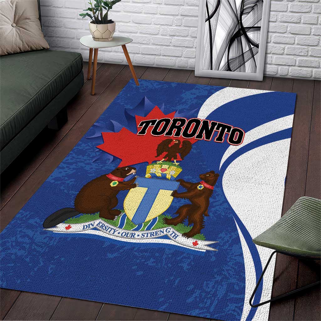 Canada Toronto Area Rug Maple Leaf Diversity Our Strength