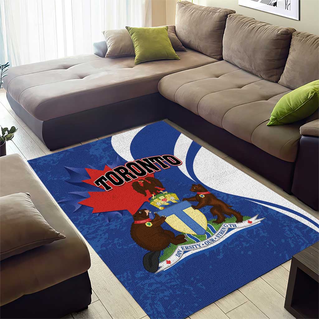 Canada Toronto Area Rug Maple Leaf Diversity Our Strength