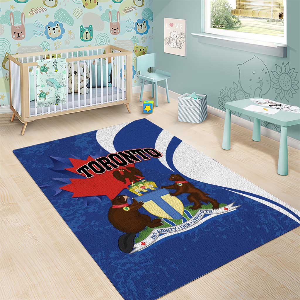 Canada Toronto Area Rug Maple Leaf Diversity Our Strength