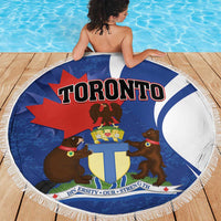 Canada Toronto Beach Blanket Maple Leaf Diversity Our Strength