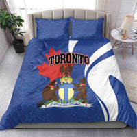 Canada Toronto Bedding Set Maple Leaf Diversity Our Strength