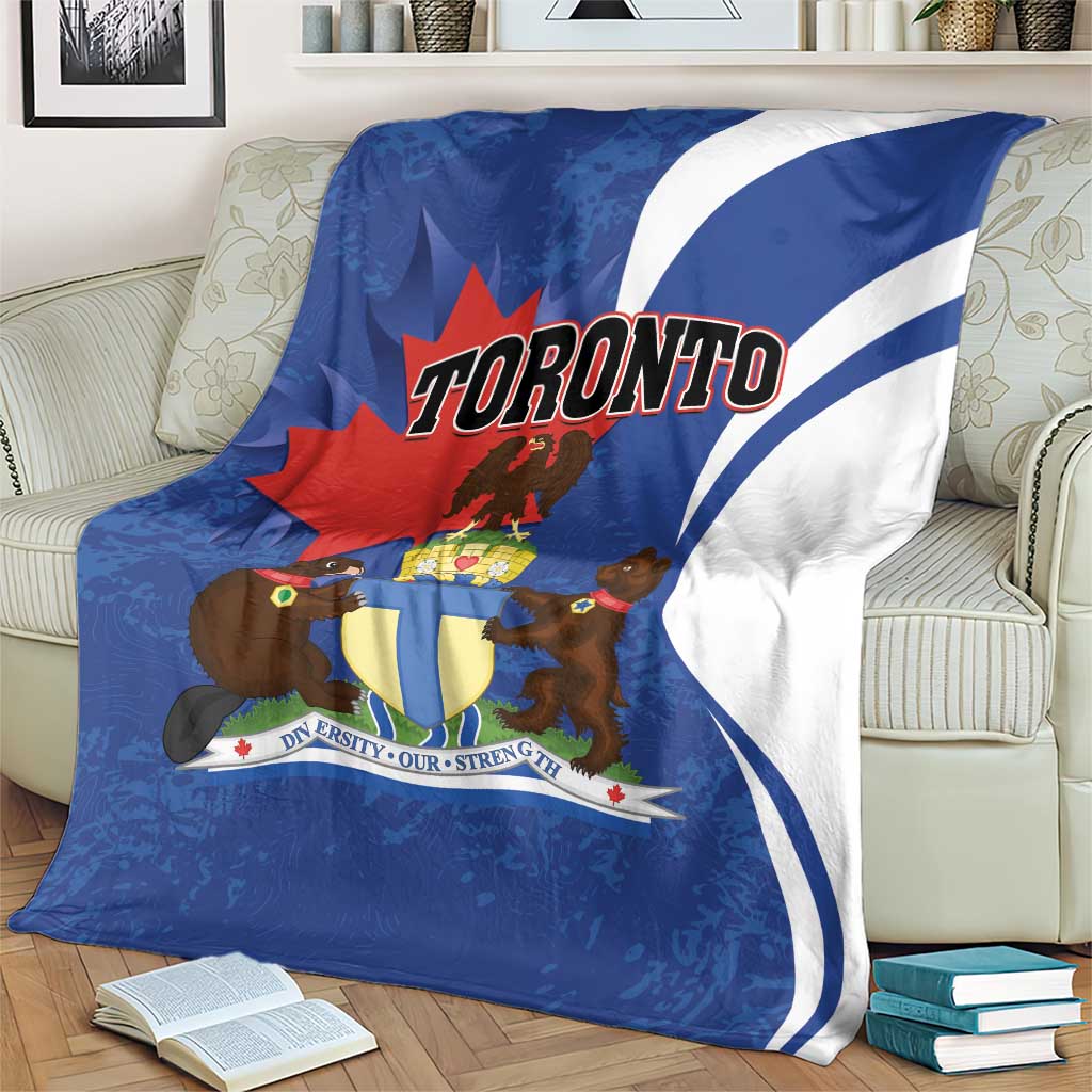 Canada Toronto Blanket Maple Leaf Diversity Our Strength