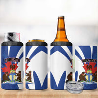 Personalised Canada Toronto 4 in 1 Can Cooler Tumbler Maple Leaf Diversity Our Strength